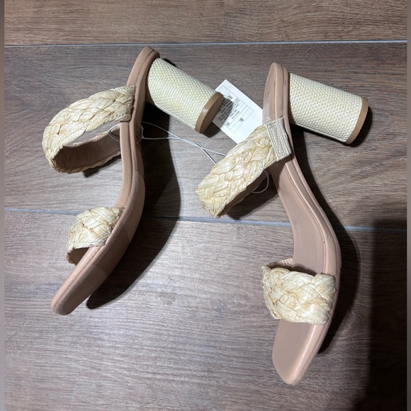 Brand New with tags! A New Day Straw Detail Women’s Sandals Size 8.5. - Picture 6 of 7